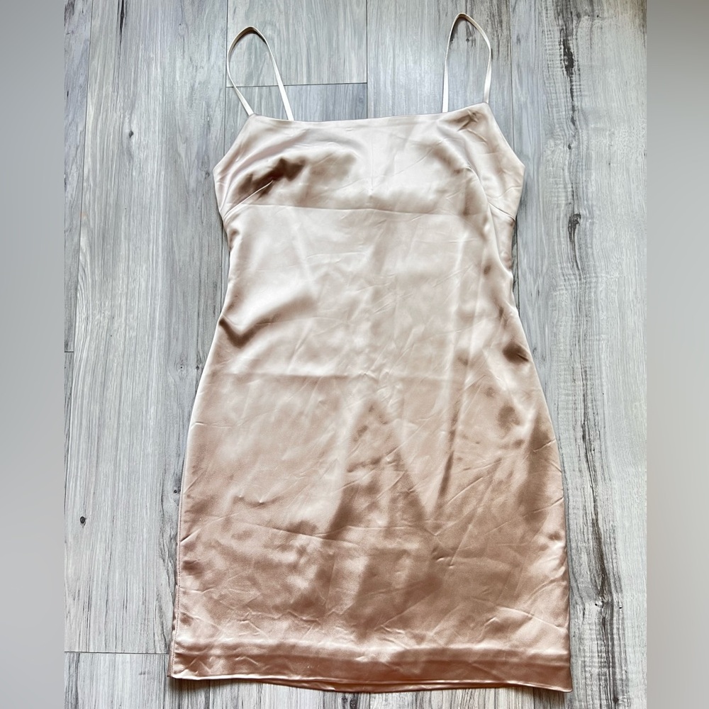 ARITZIA Babaton Lilac Silver Metallic Mini Dress Size US 8